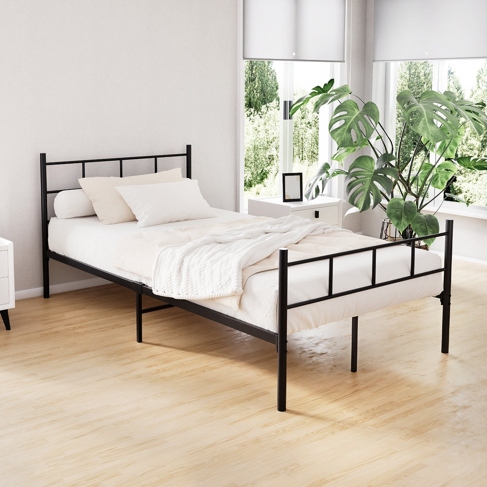 Artiss Bed Frame King Single Metal Bed Frames SOL-7