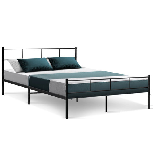 Artiss Bed Frame Queen Metal Bed Frames SOL-0