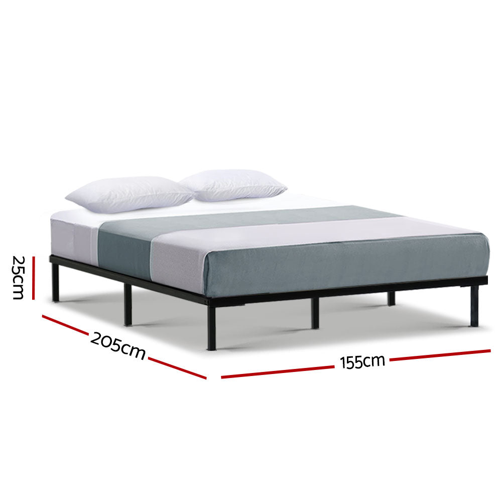 Artiss Bed Frame Queen Size Metal Frame TED-1