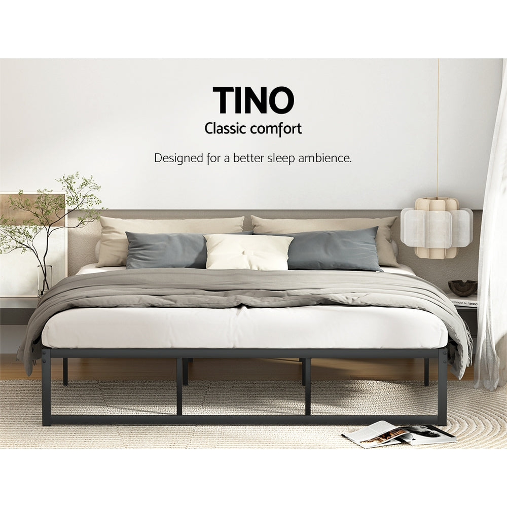 Artiss Bed Frame King Size Metal Frame TINO-3