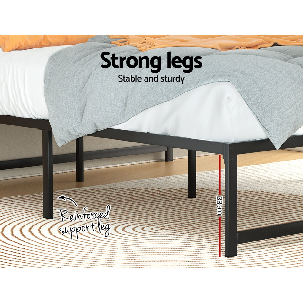 Artiss Bed Frame King Size Metal Frame TINO-5