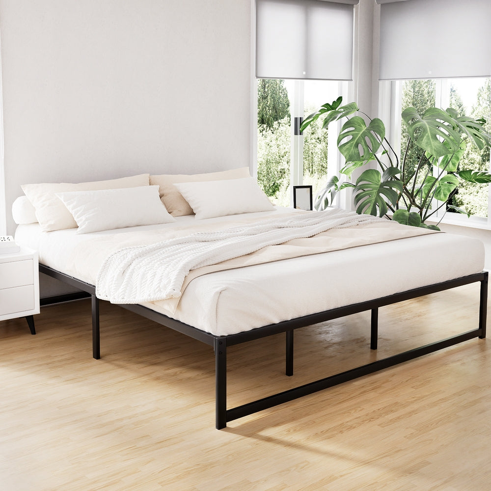 Artiss Bed Frame King Size Metal Frame TINO-6