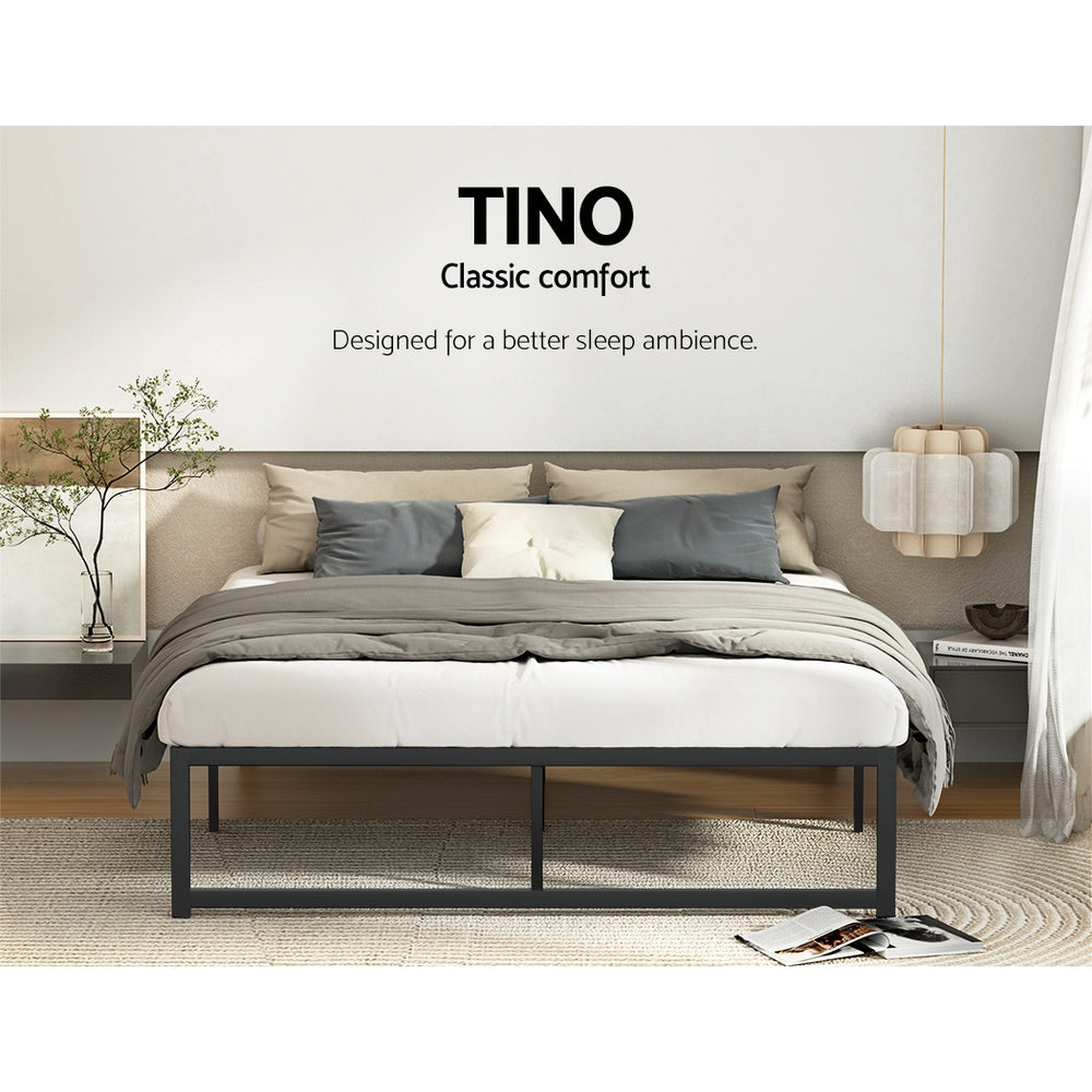 Artiss Bed Frame Queen Size Metal Frame TINO-3