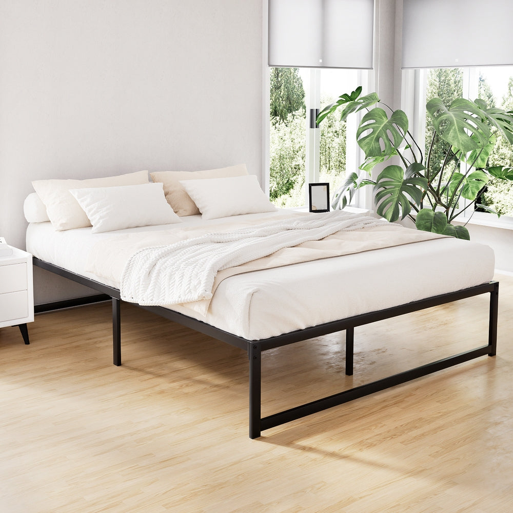 Artiss Bed Frame Queen Size Metal Frame TINO-6