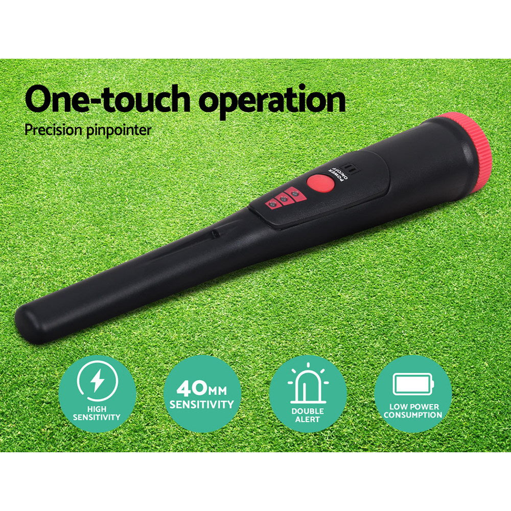 Metal Detector 220MM Deep Sensitive Waterproof Pinpointer Treasure Hunter Shovel-5