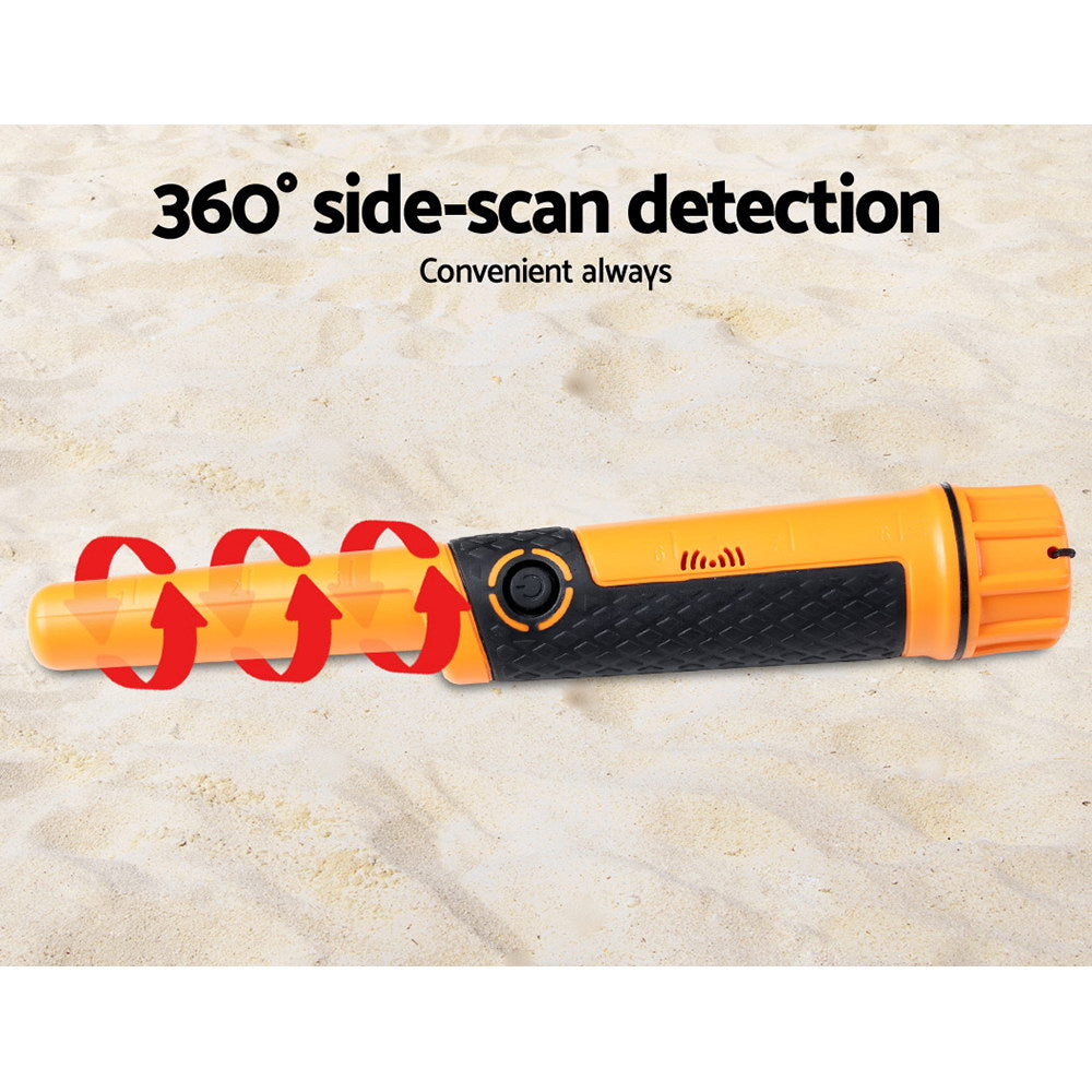 Metal Detector 40MM Sensitive Handheld Pinpointer Waterproof Automatic Hunter Orange-2