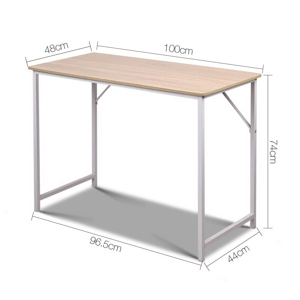 Artiss Computer Desk Oak 100CM-1