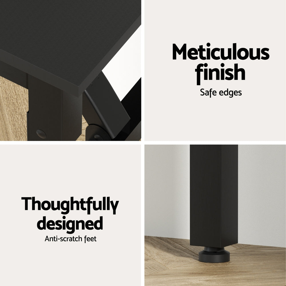 Artiss Computer Desk Foldable Balck 80CM-5