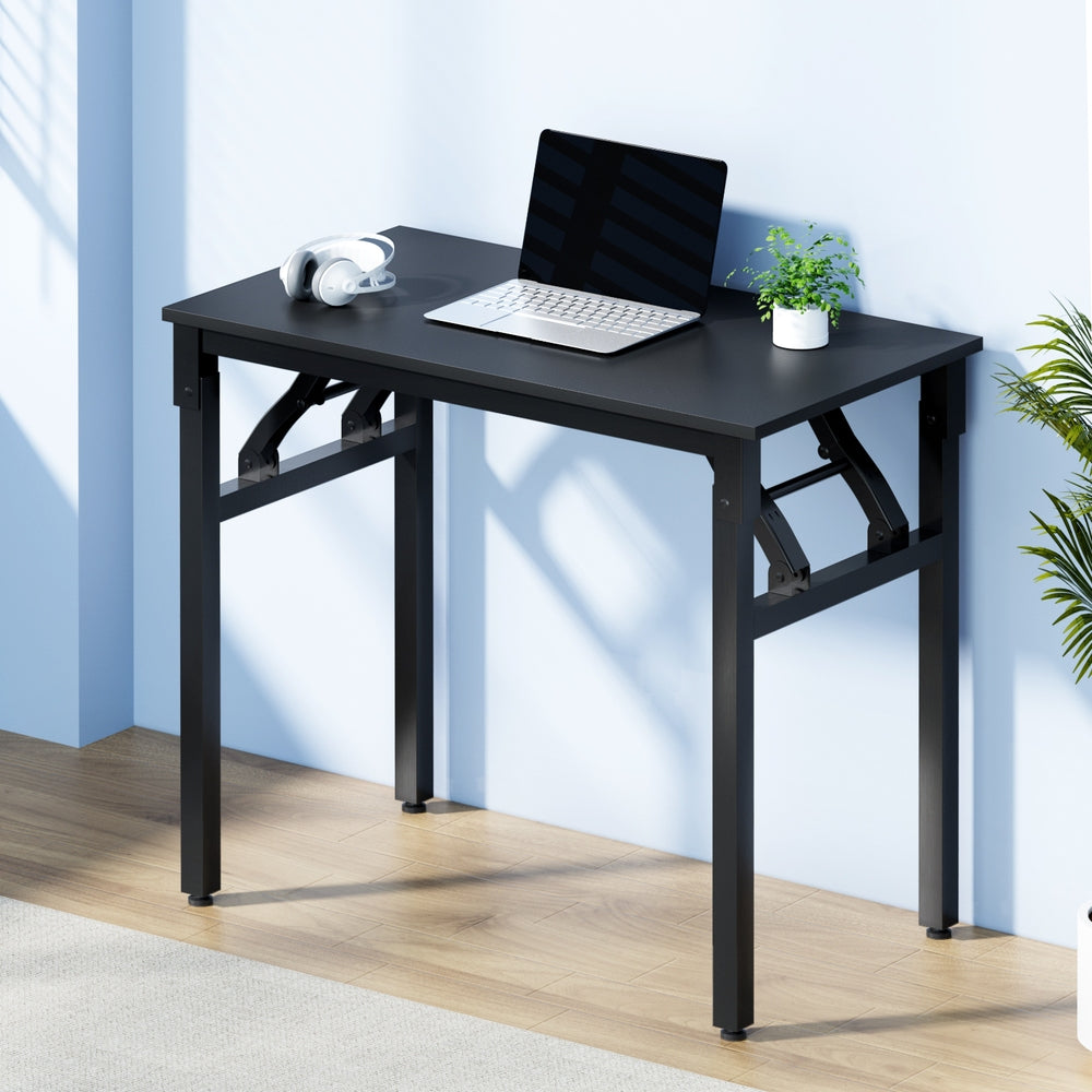 Artiss Computer Desk Foldable Balck 80CM-0