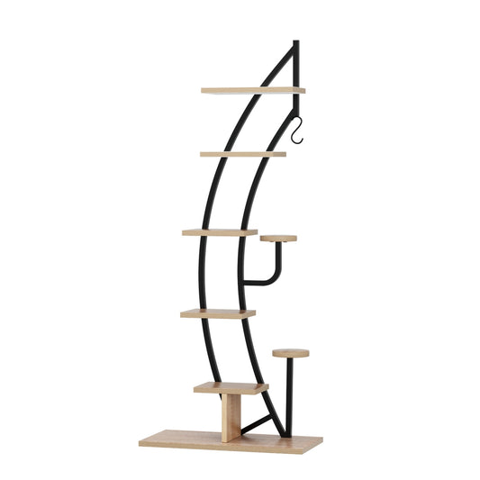 Artiss Plant Stand 6 Tier Ladder Corner Shelf-0