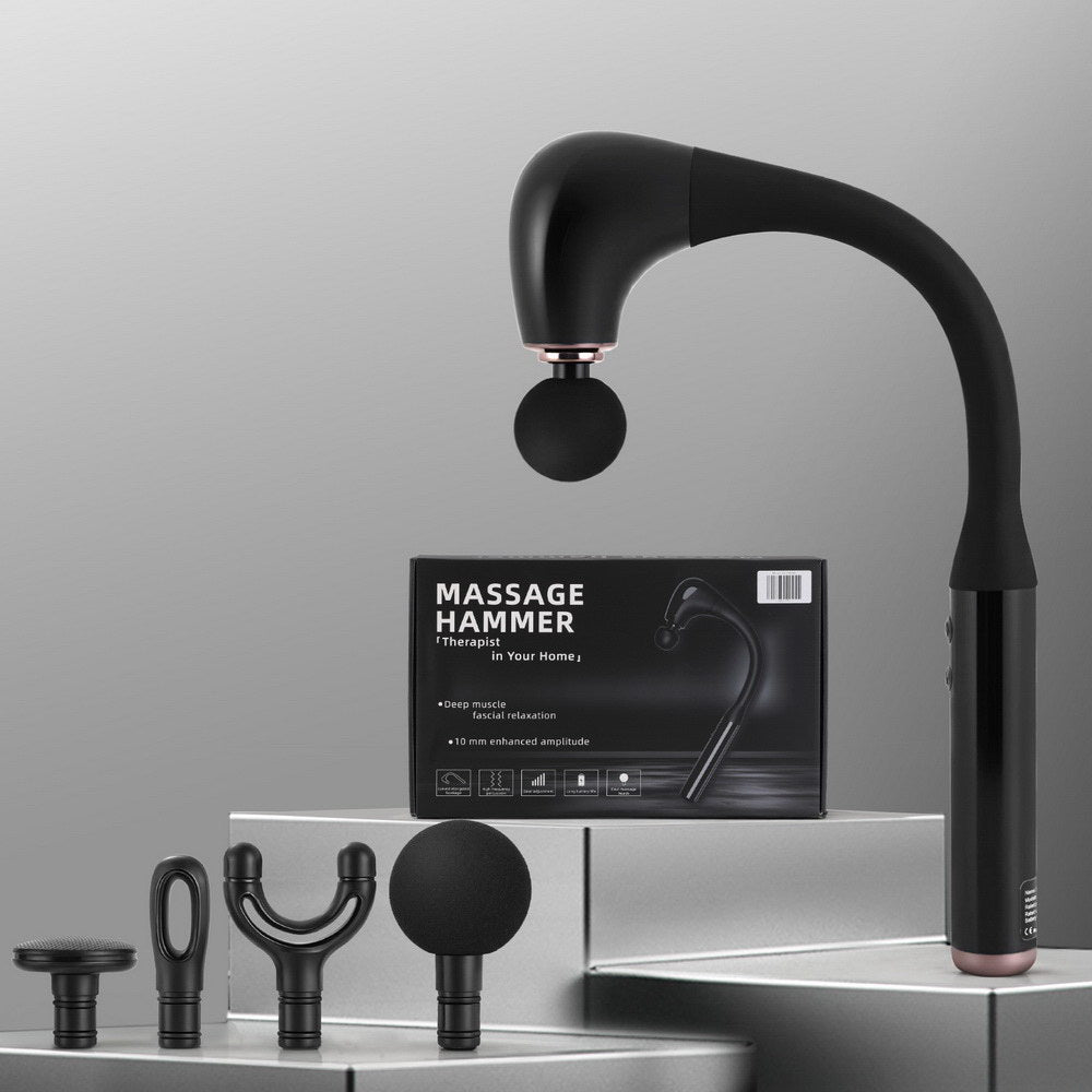 Everfit Massage Gun U-shaped Extended Handle Percussion Massager 4 Heads-6