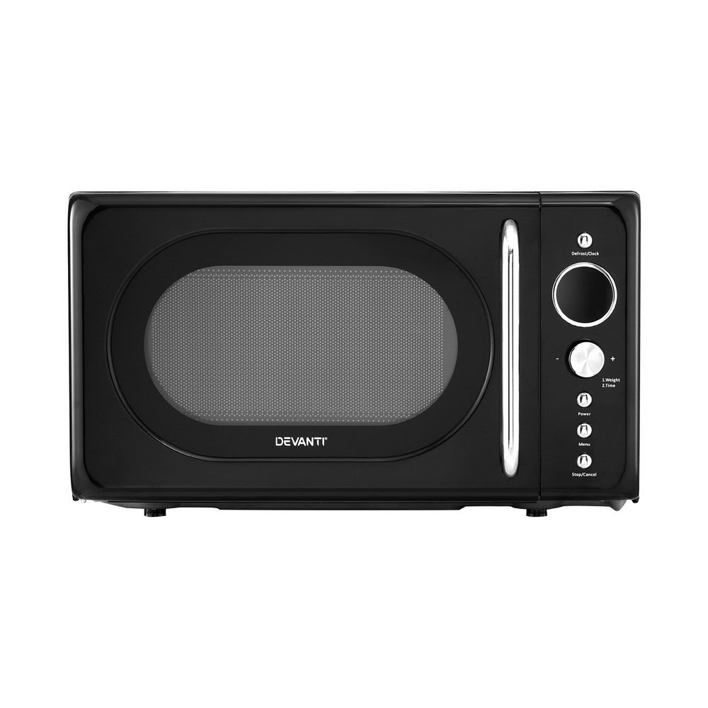 Devanti 20L Microwave Oven 700W Black-2