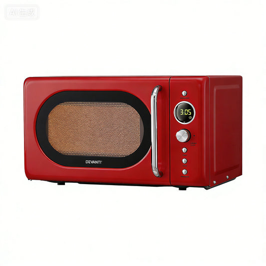 Devanti 20L Microwave Oven 700W Red
