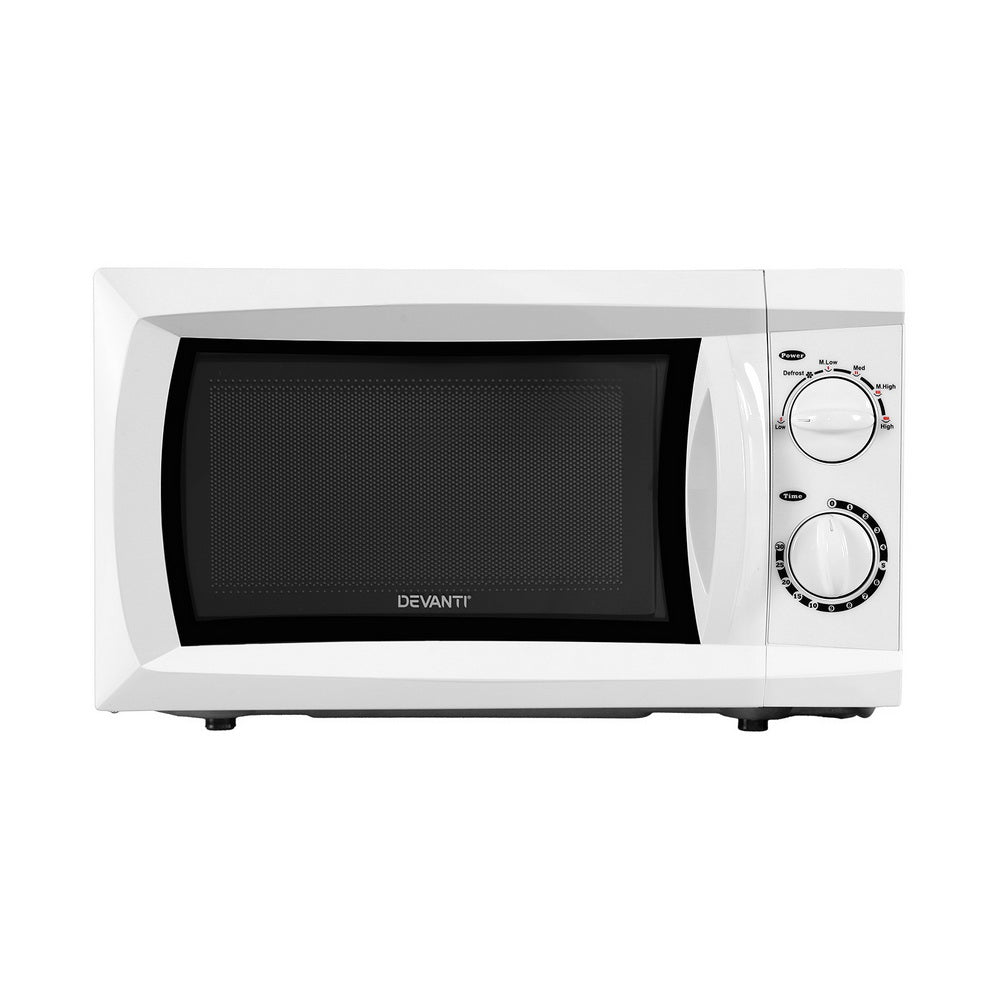 Devanti 20L Microwave Oven 800W White-2