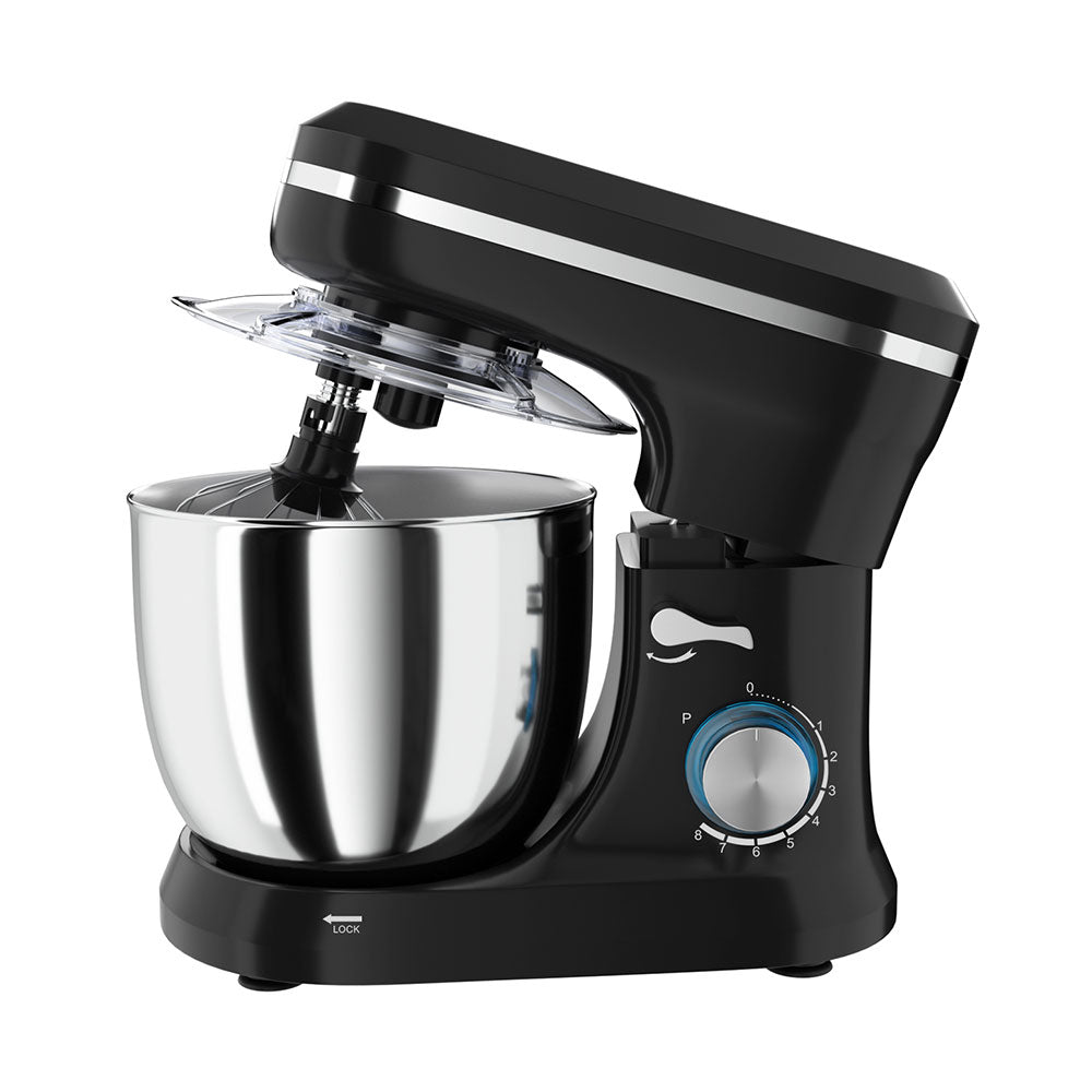 Devanti 3in1 Stand Mixer 8 Speed 5L Mix Master 400W Black-0