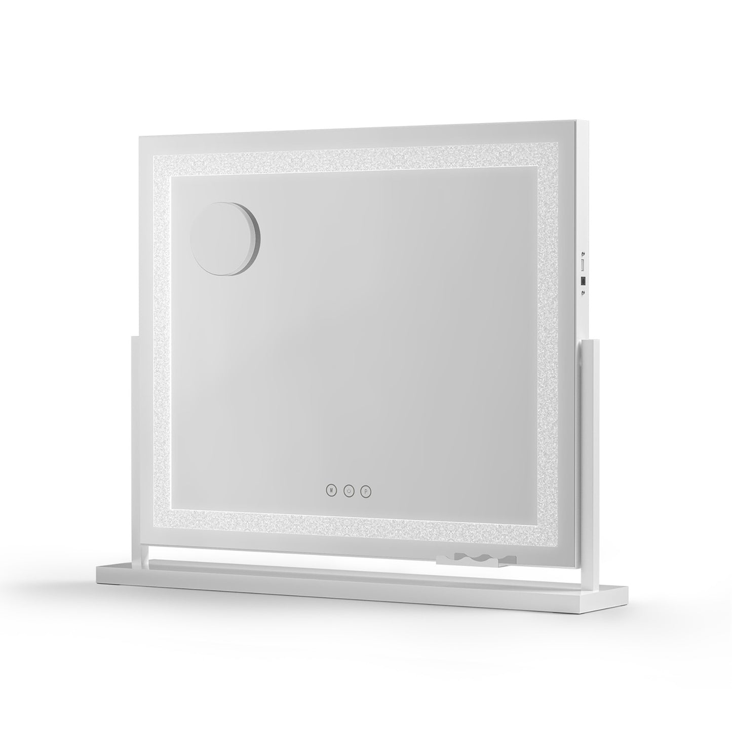 Embellir Makeup Mirror 60x50cm 360～ Rotatable Vanity Mirror with Lights Crystal LED-0