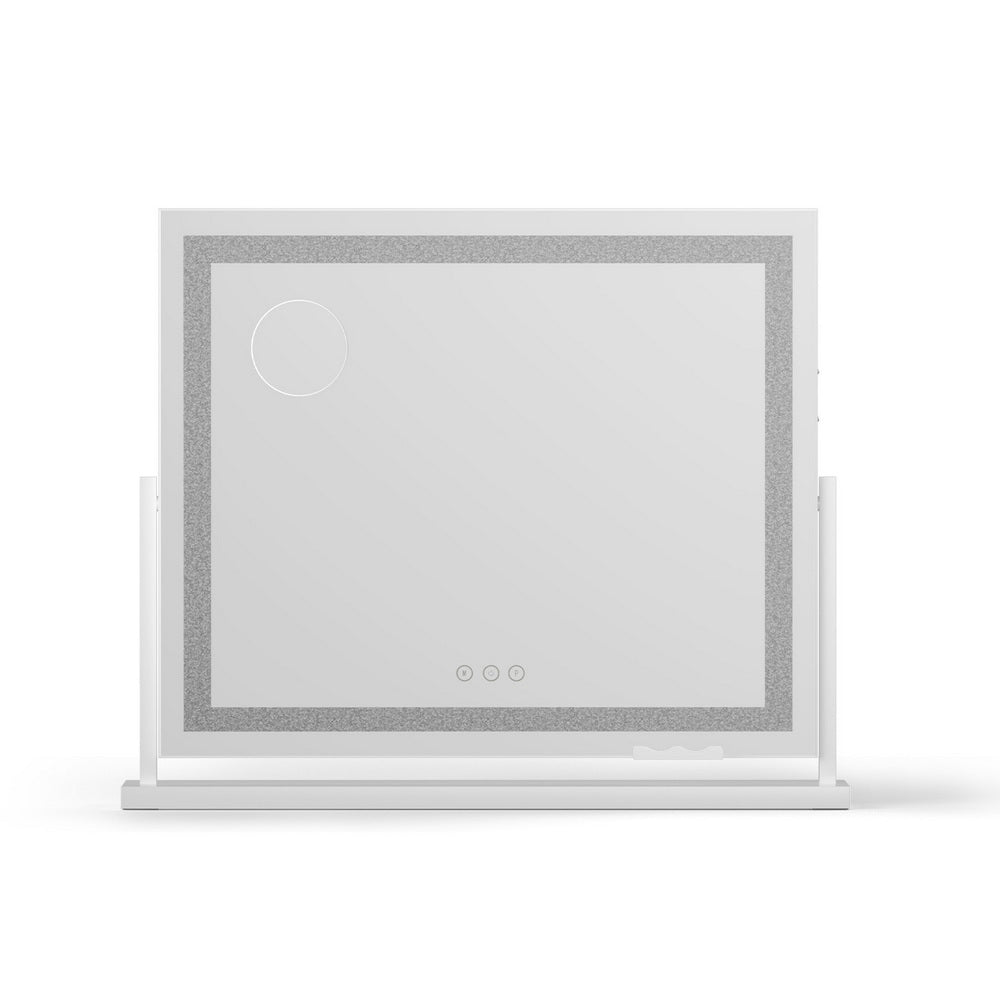 Embellir Makeup Mirror 60x50cm 360～ Rotatable Vanity Mirror with Lights Crystal LED-2