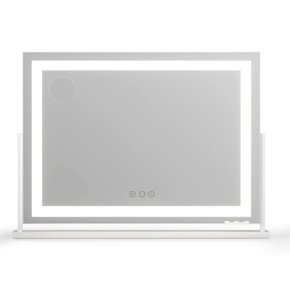 Embellir Makeup Mirror 80x58cm 360～ Rotatable Vanity Mirror with Lights Bright Light Strip Adjustable-2