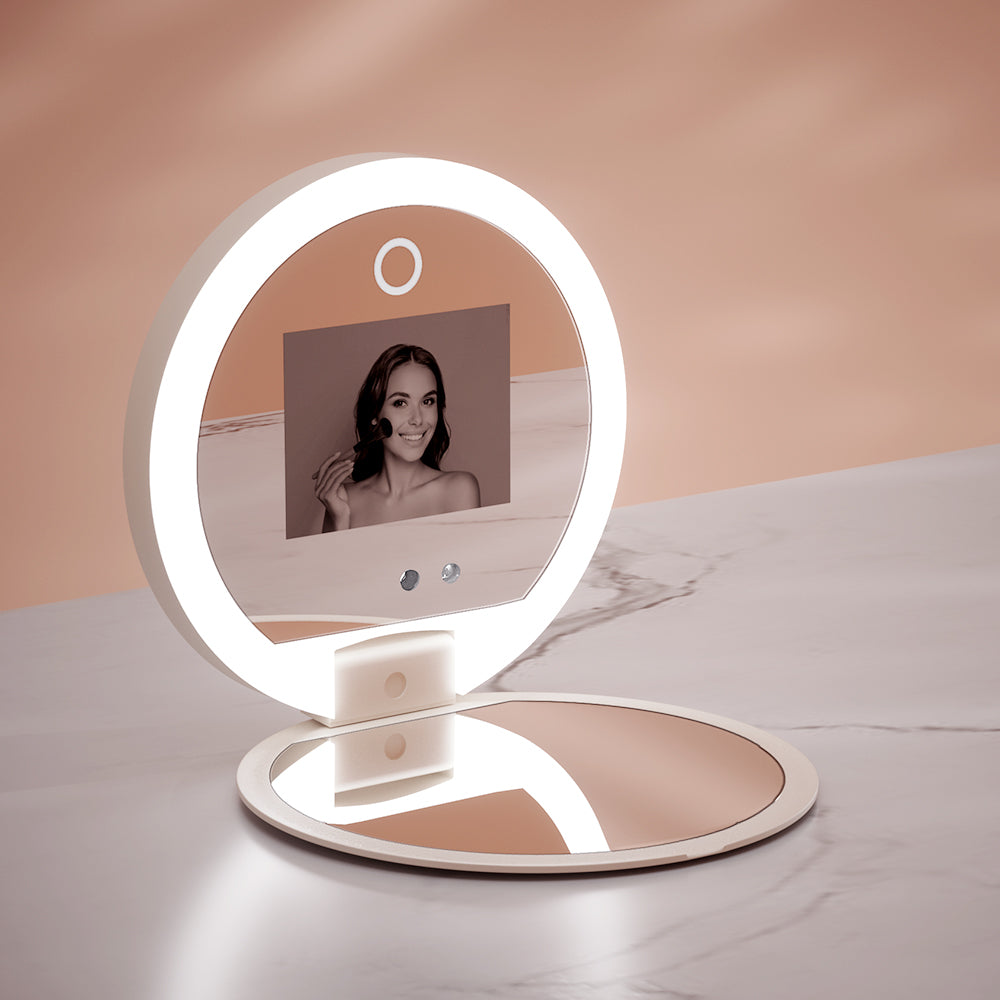 Embellir Compact Makeup Mirror with UV Camera for Sunscreen Test Portable Travel-0