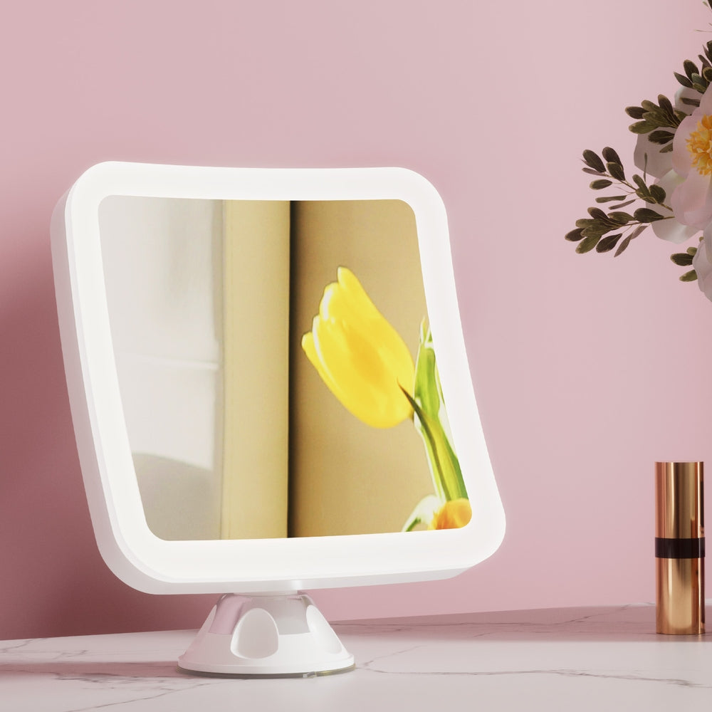 Embellir Makeup Mirror 10X Magnification LED Light Adjustable Rotation Cordless Suction Cup-6