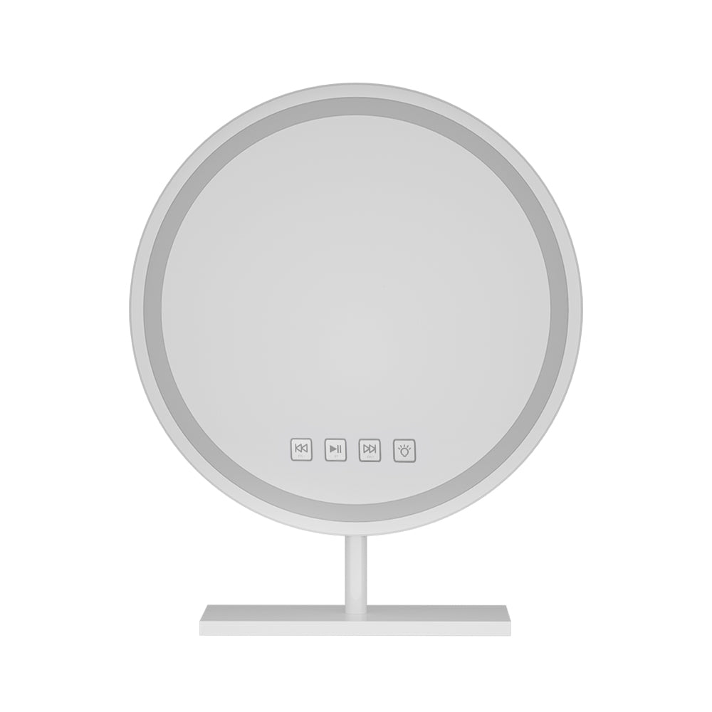 Embellir Makeup Mirror 40x40cm Hollywood Vanity with LED Light Tabletop Round-2