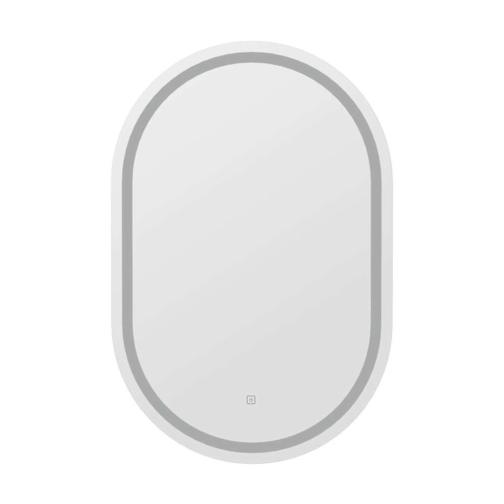 Embellir LED Wall Mirror With Light 50X75CM Bathroom Decor Oval Mirrors Vanity-0