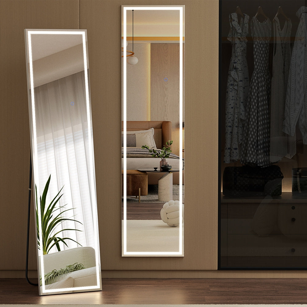 Embellir Full-Length Floor Wall Mirrors LED Light-6