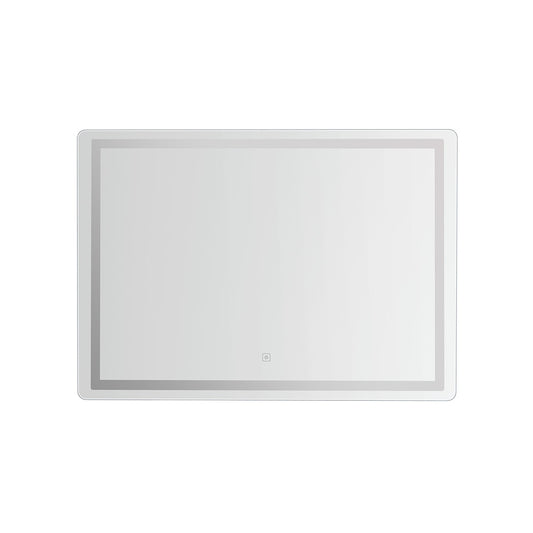 Embellir Wall Mirror 100X70CM with LED Light Bathroom Home Decor Round Rectangle-0