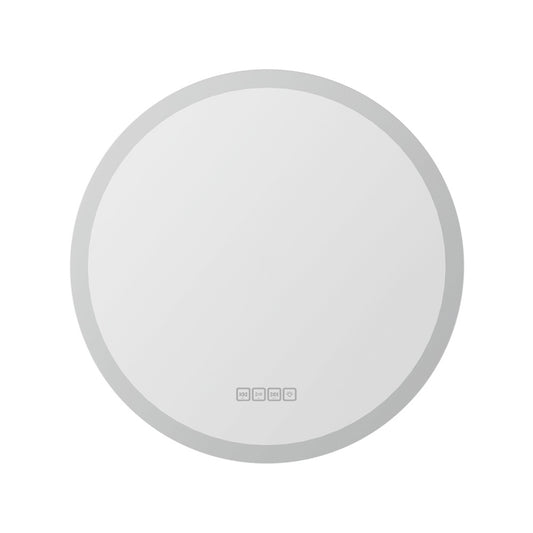 Embellir Bluetooth LED Wall Mirror With Light 60CM Bathroom Decor Round Mirrors-0