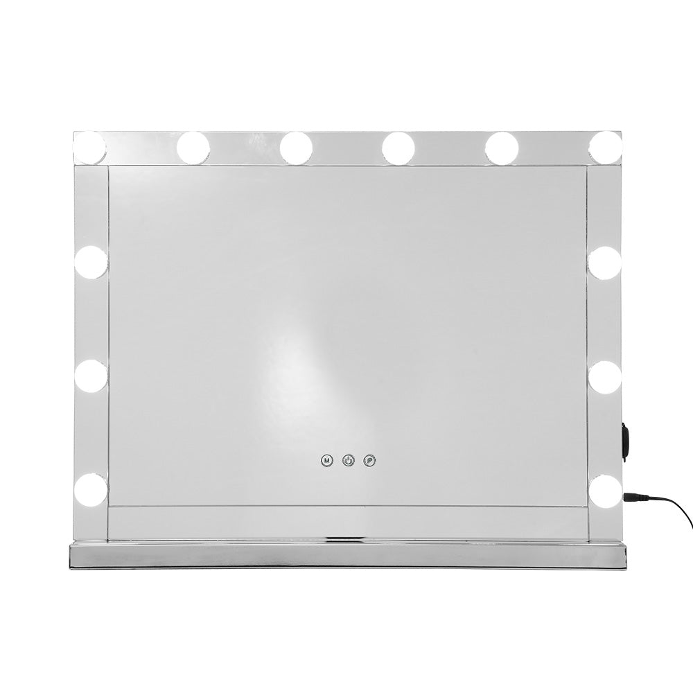 Embellir Makeup Mirror Hollywood with Light Frame Vanity Dimmable Wall 12 LED-2