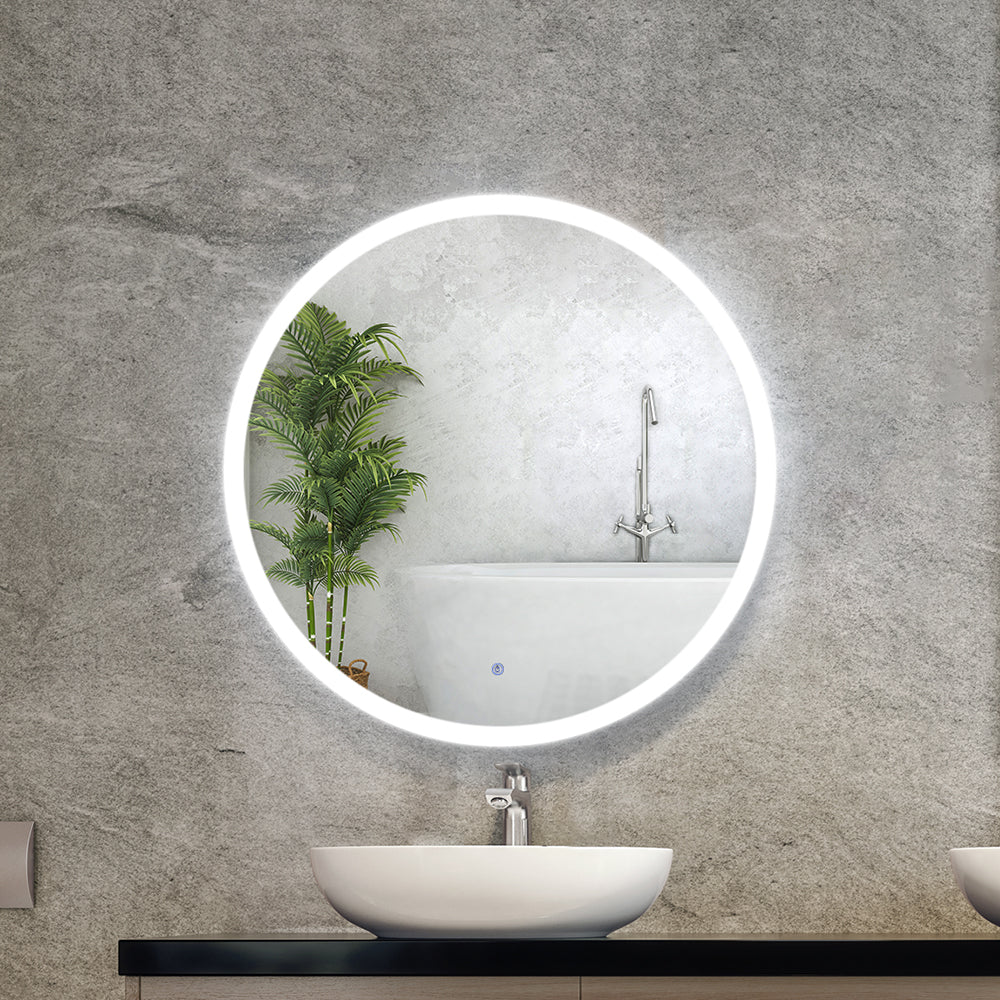 Embellir Wall Mirror 70cm with Led light Makeup Home Decor Bathroom Round Vanity-6