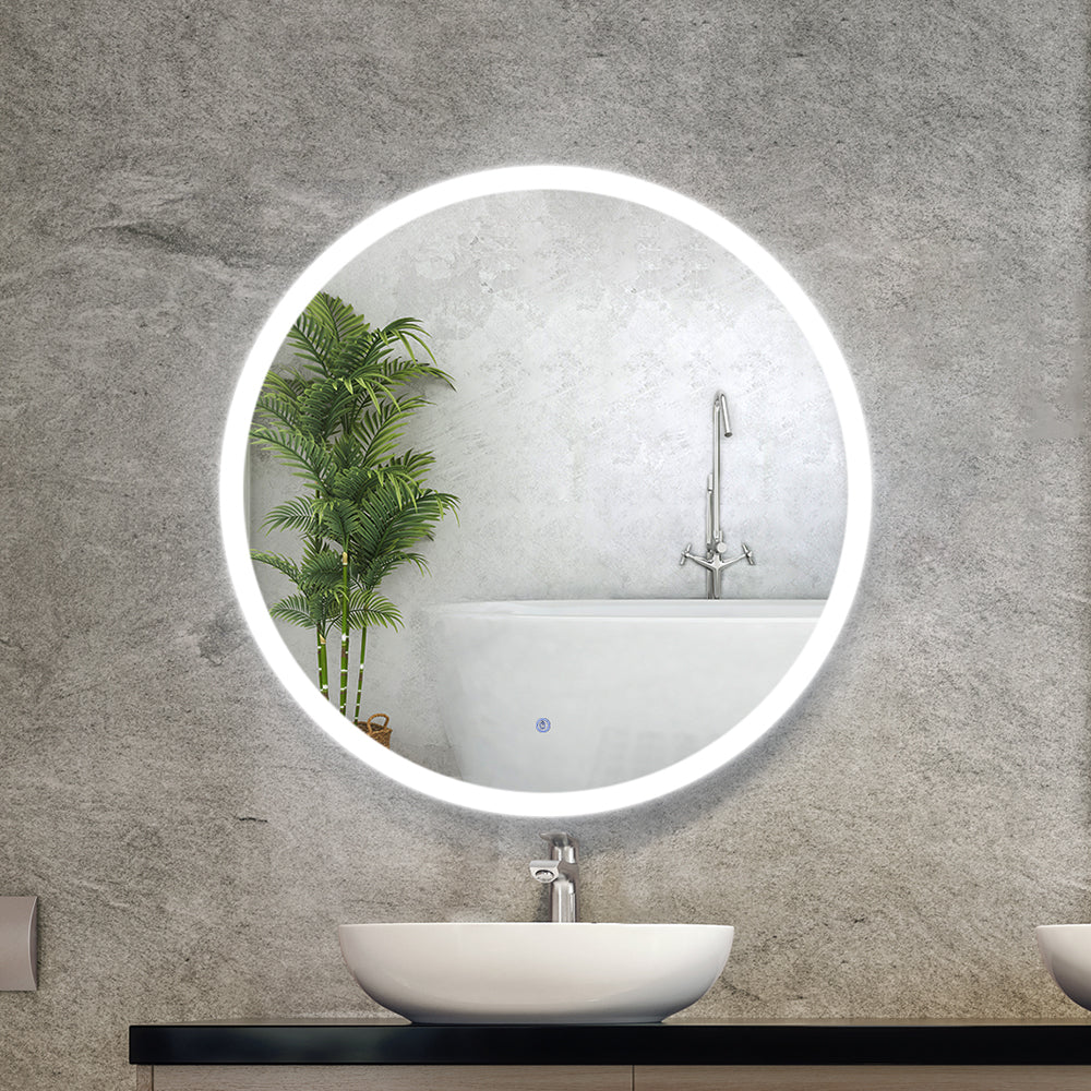 Embellir Wall Mirror 90cm with Led light Makeup Home Decor Bathroom Round Vanity-6