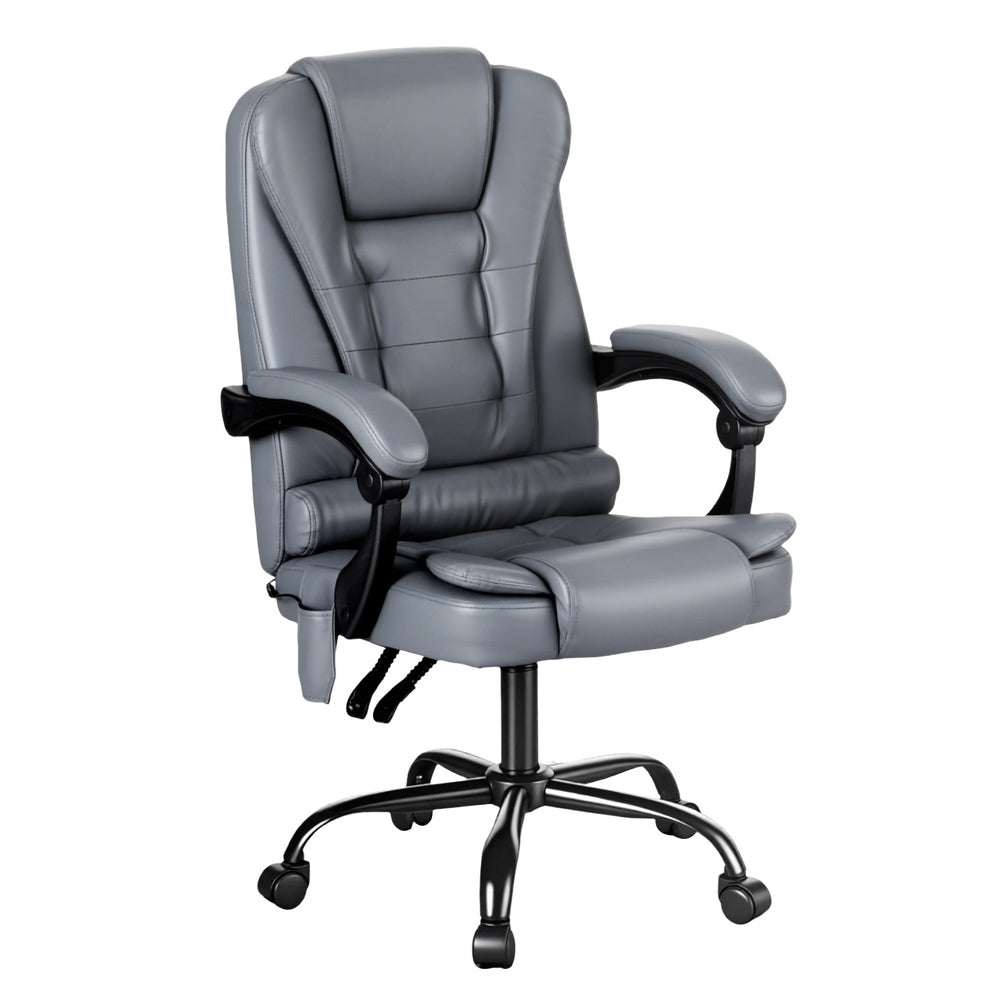 Artiss Executive Office Chair 4-Point Massage Adjustable Ergonomic Recline PU-0