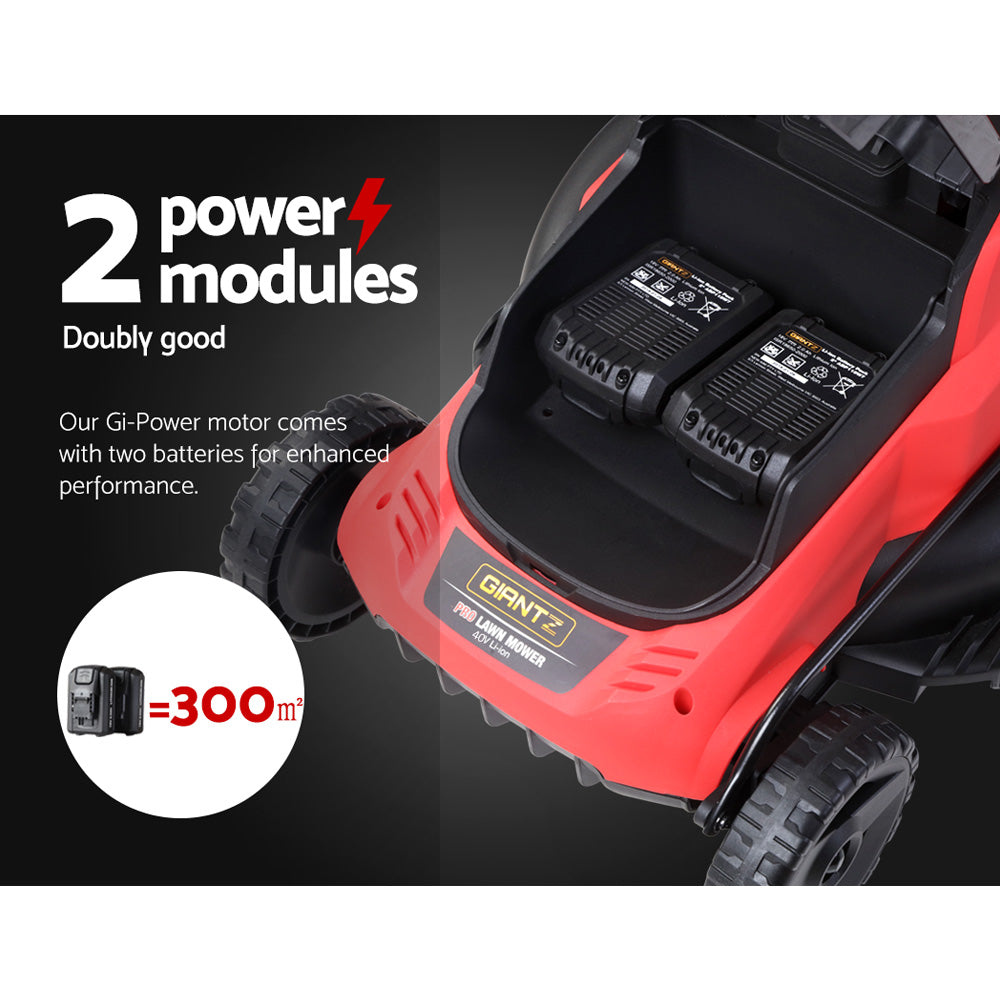 Giantz Lawn Mower Cordless 40V Battery Electric Lawnmower 34cm Width-4