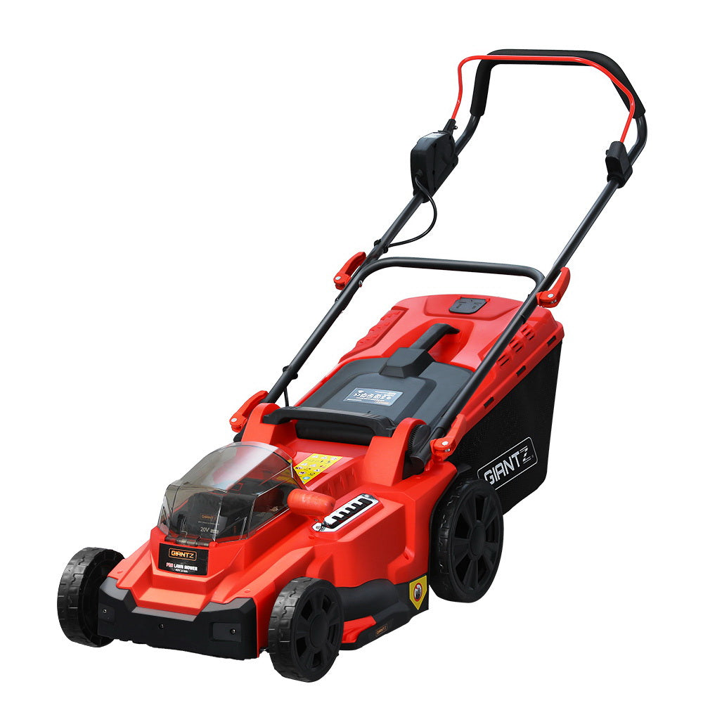 Giantz Lawn Mower 37cm Cutting Width Cordless 40V Electric Lawnmower-0