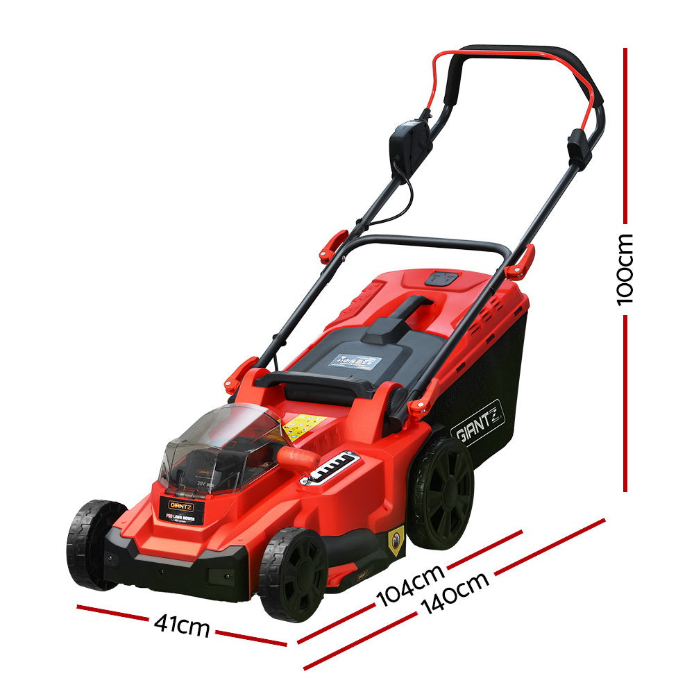 Giantz Lawn Mower 37cm Cutting Width Cordless 40V Electric Lawnmower-1
