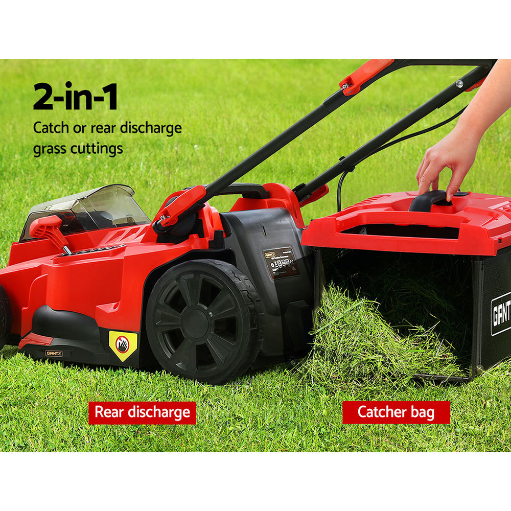 Giantz Lawn Mower 37cm Cutting Width Cordless 40V Electric Lawnmower-3