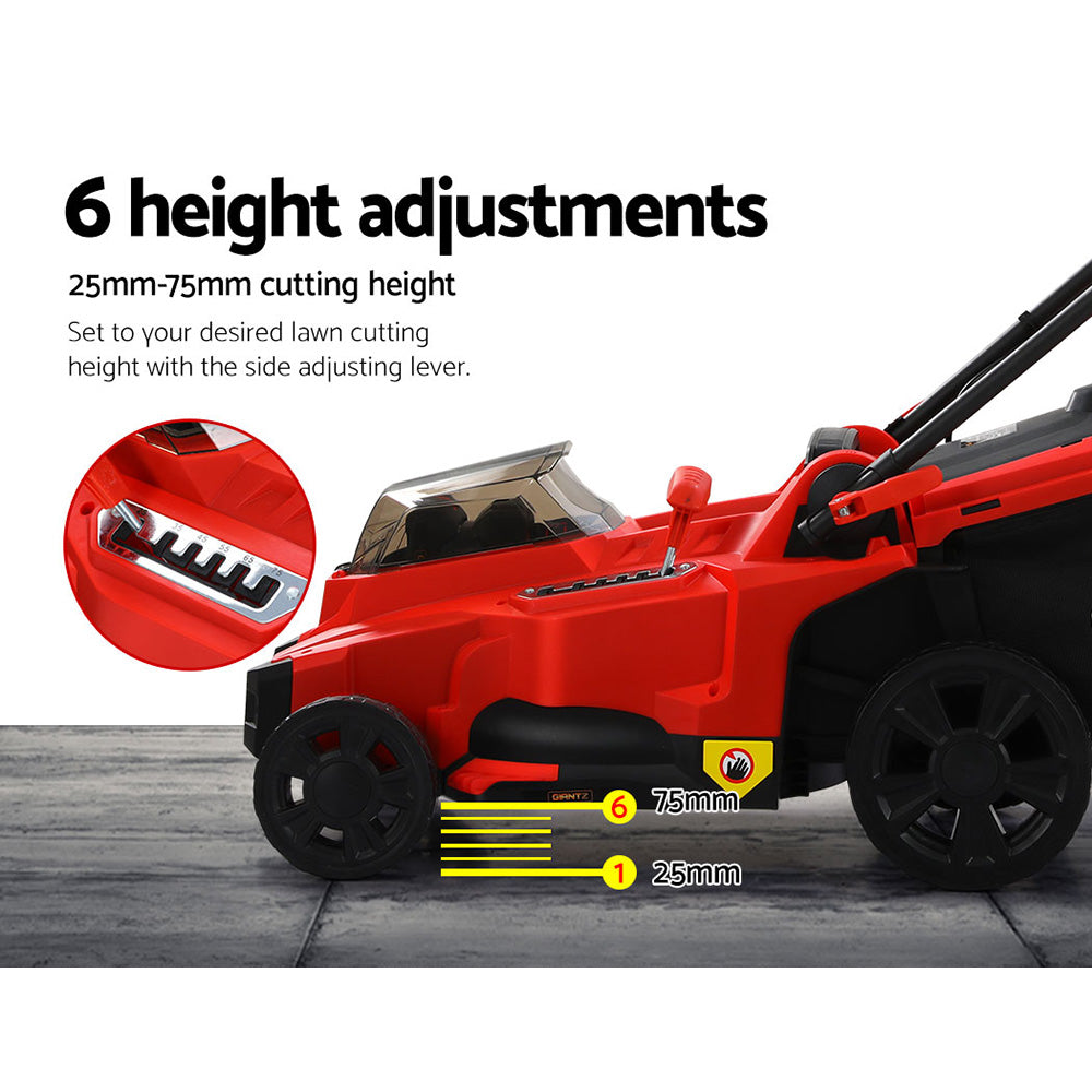 Giantz Lawn Mower 37cm Cutting Width Cordless 40V Electric Lawnmower-4
