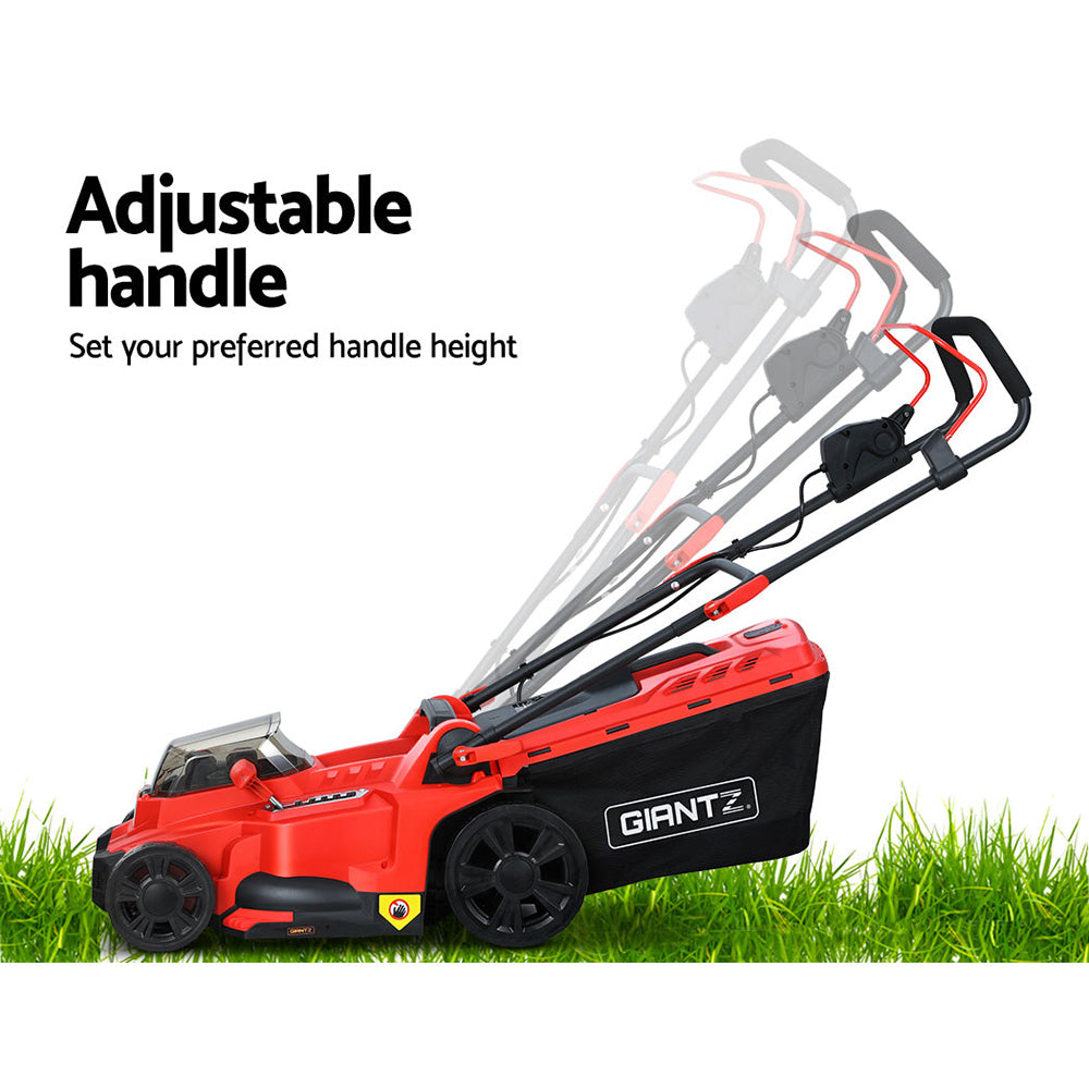 Giantz Lawn Mower 37cm Cutting Width Cordless 40V Electric Lawnmower-5