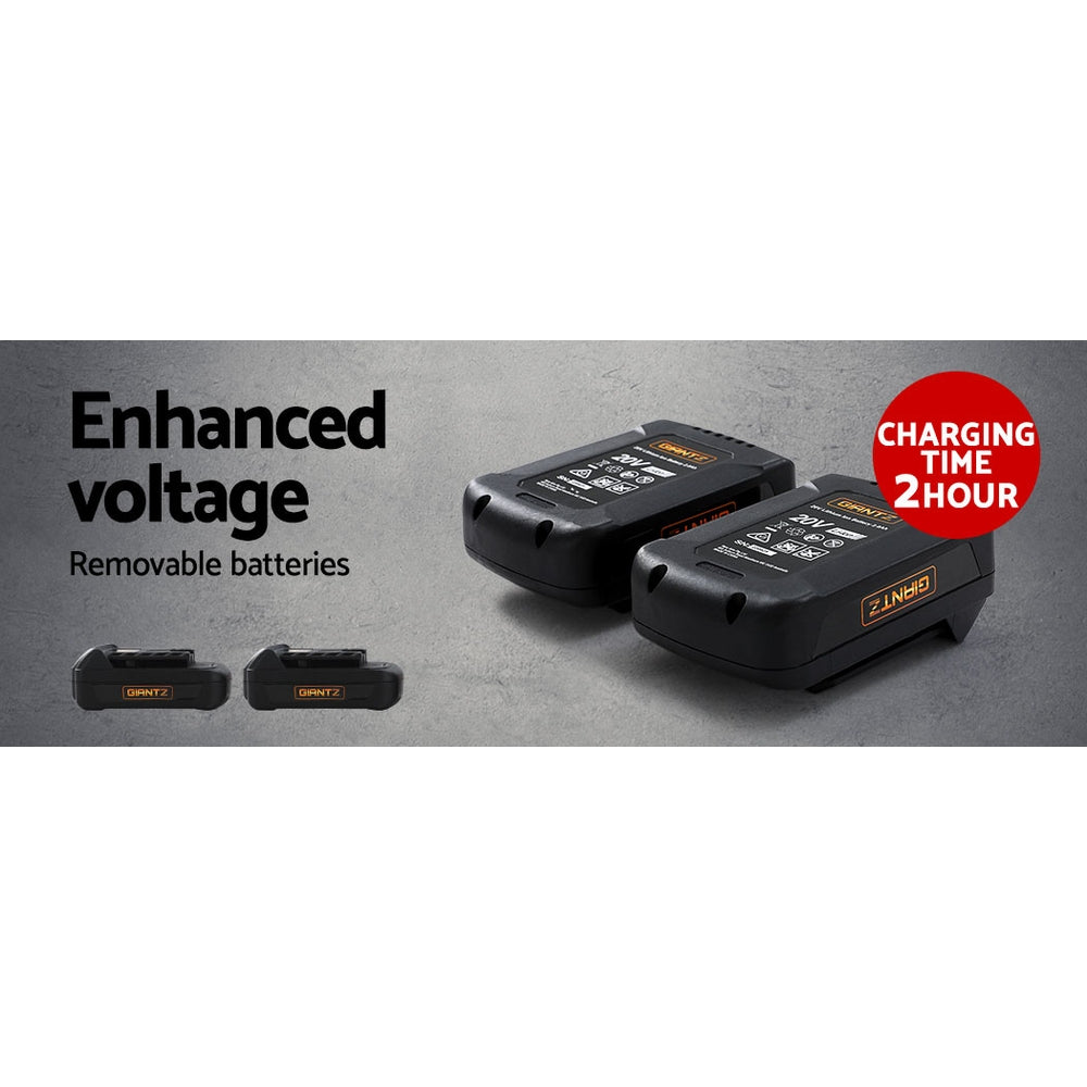 Giantz Lawn Mower 80V Battery Only Cordless 40V x2 Fits LI37-5