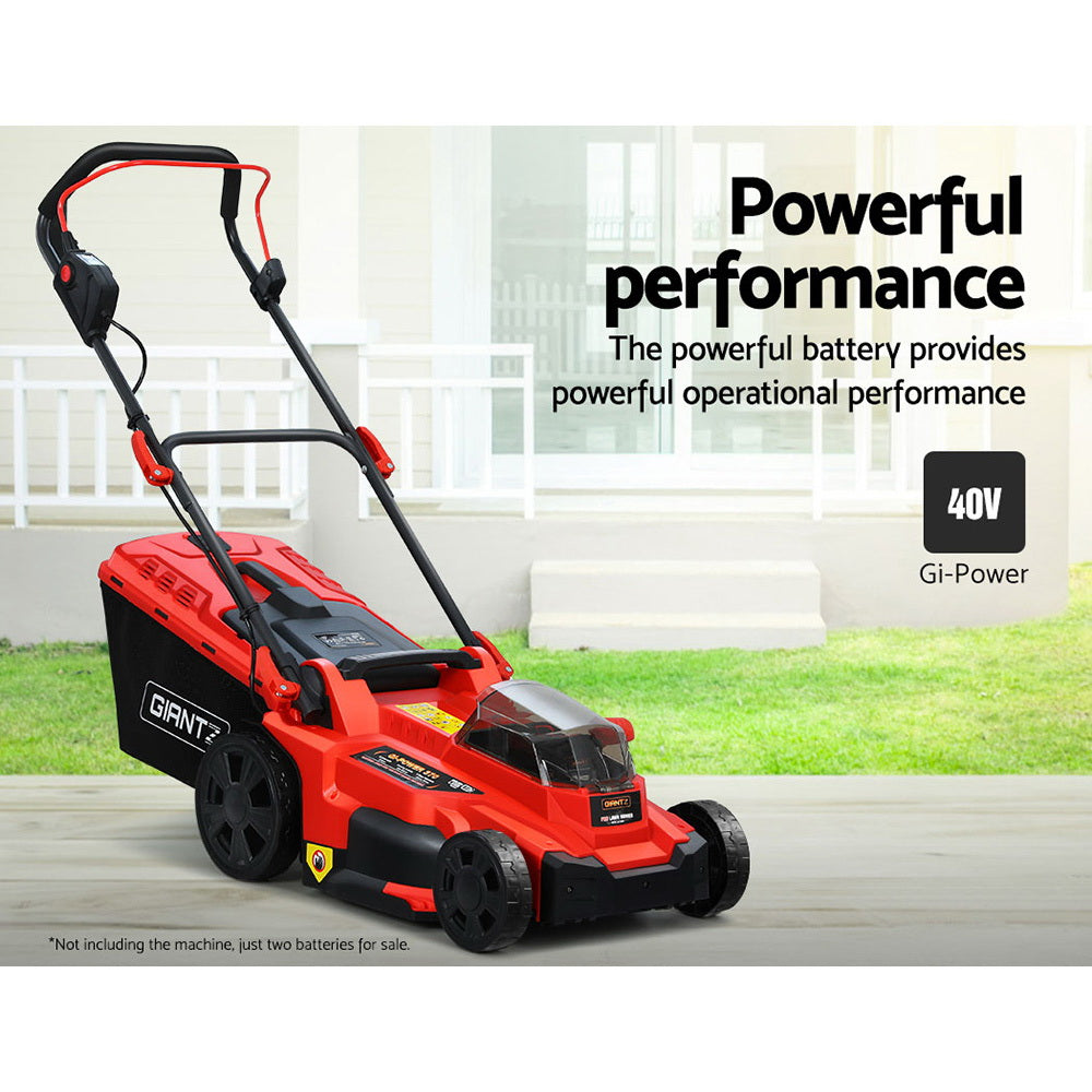 Giantz Lawn Mower 80V Battery Only Cordless 40V x2 Fits LI37-6