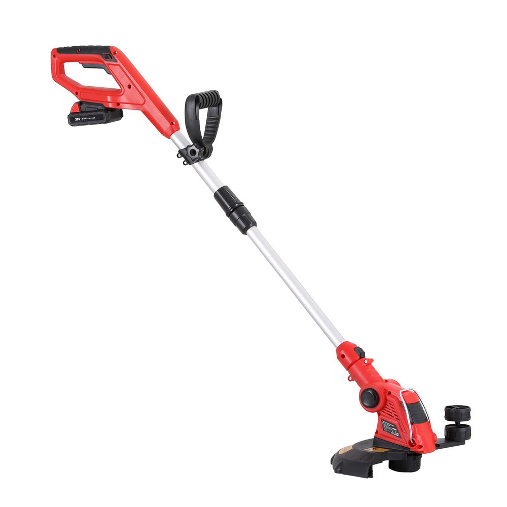 Giantz 20V Cordless Line Trimmer Lawn Whipper Grass Snipper-0