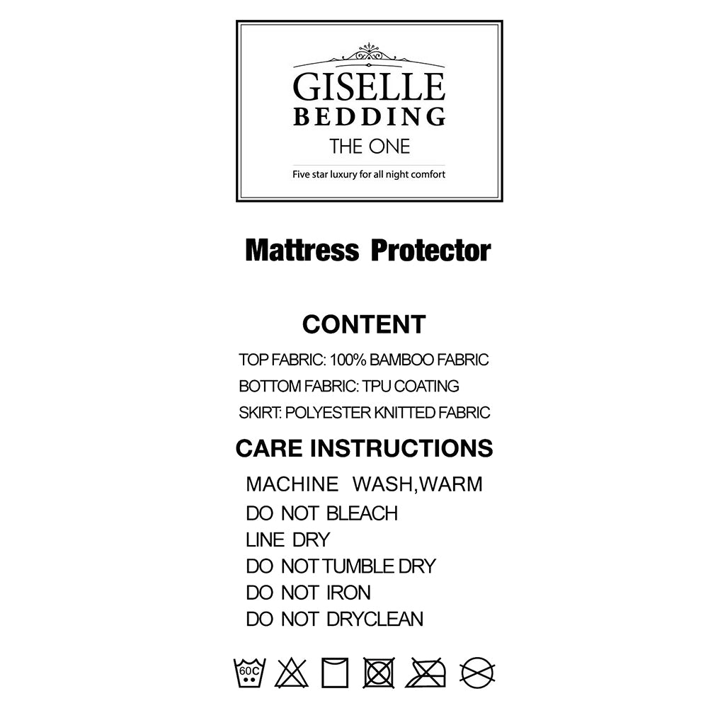 Giselle Bedding Mattress Protector Queen-5