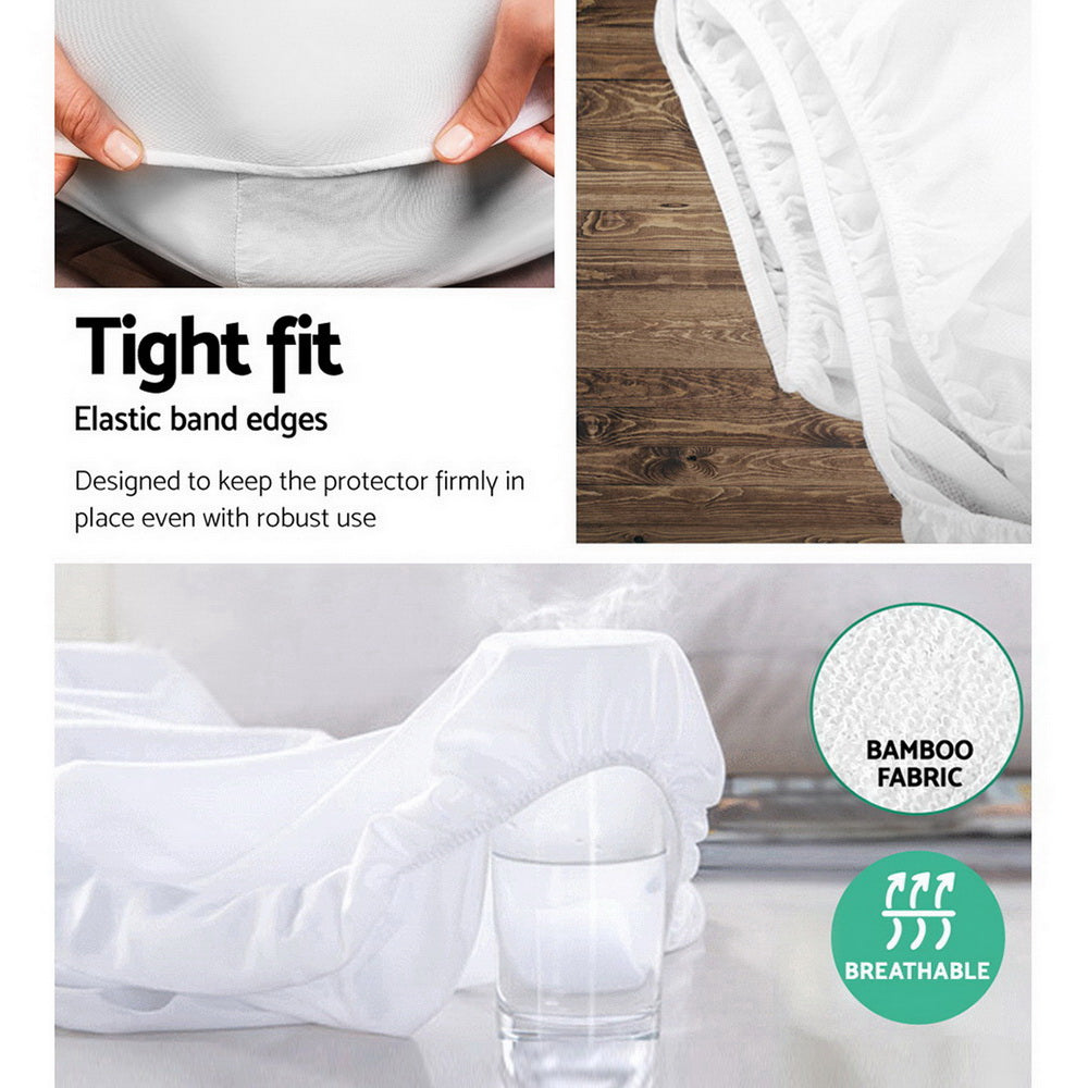 Giselle Bedding Mattress Protector Single-4