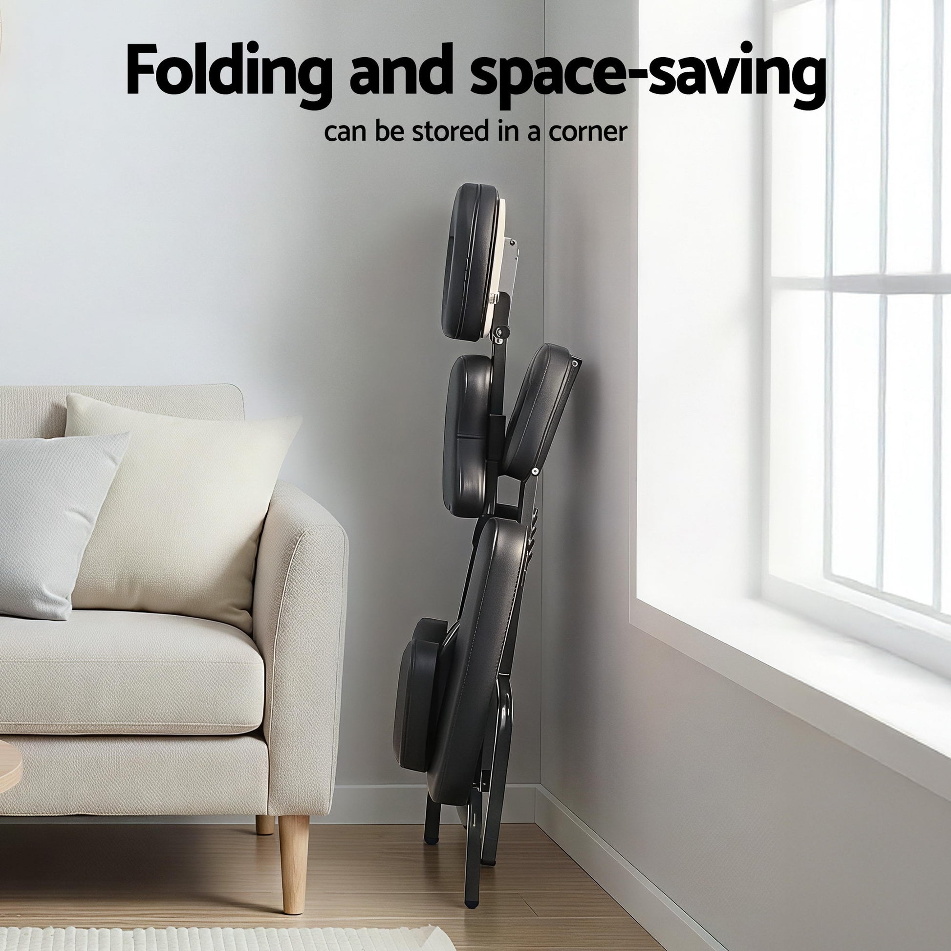 Zenses Portable Massage Chair Lightweight Folding Tattoo Lash Beauty Bed-6