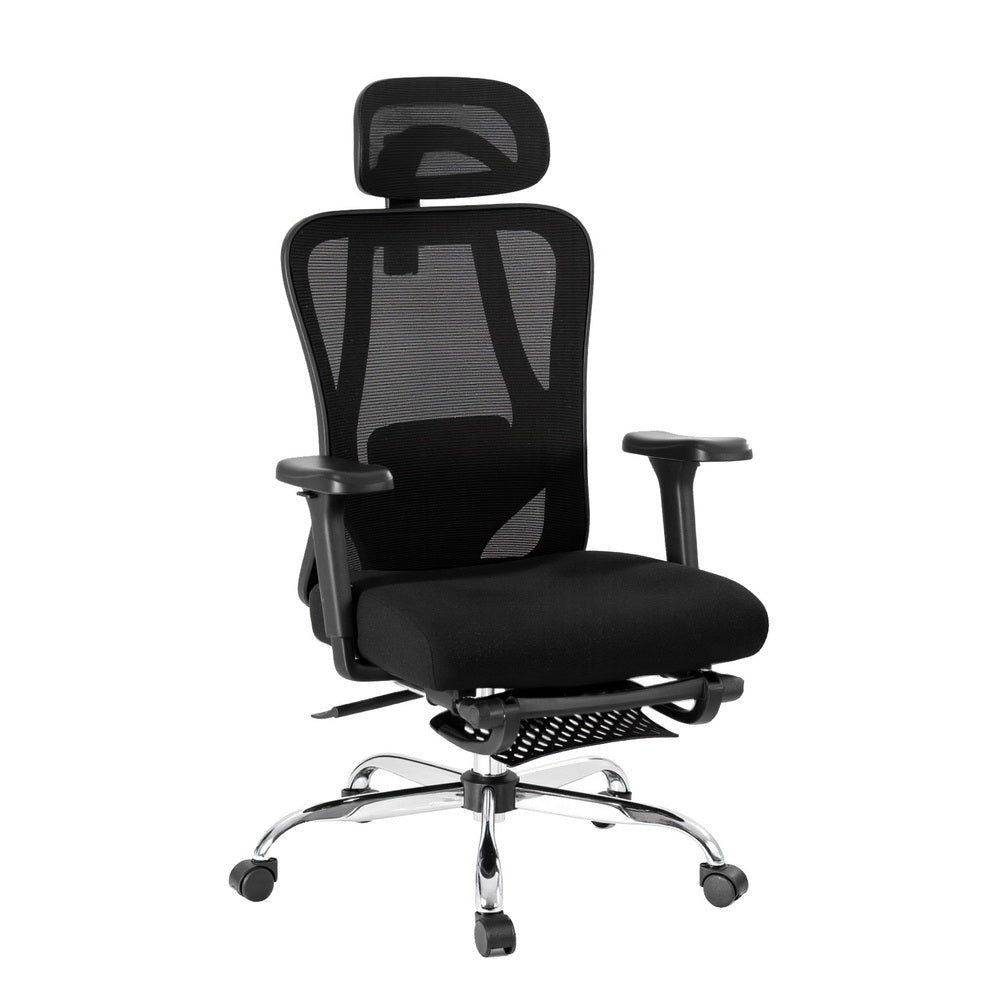 Artiss Ergonomic Mesh Office Chair Black-0