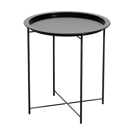 Gardeon Coffee Side Table Steel Outdoor Furniture Indoor Desk Patio Garden-0