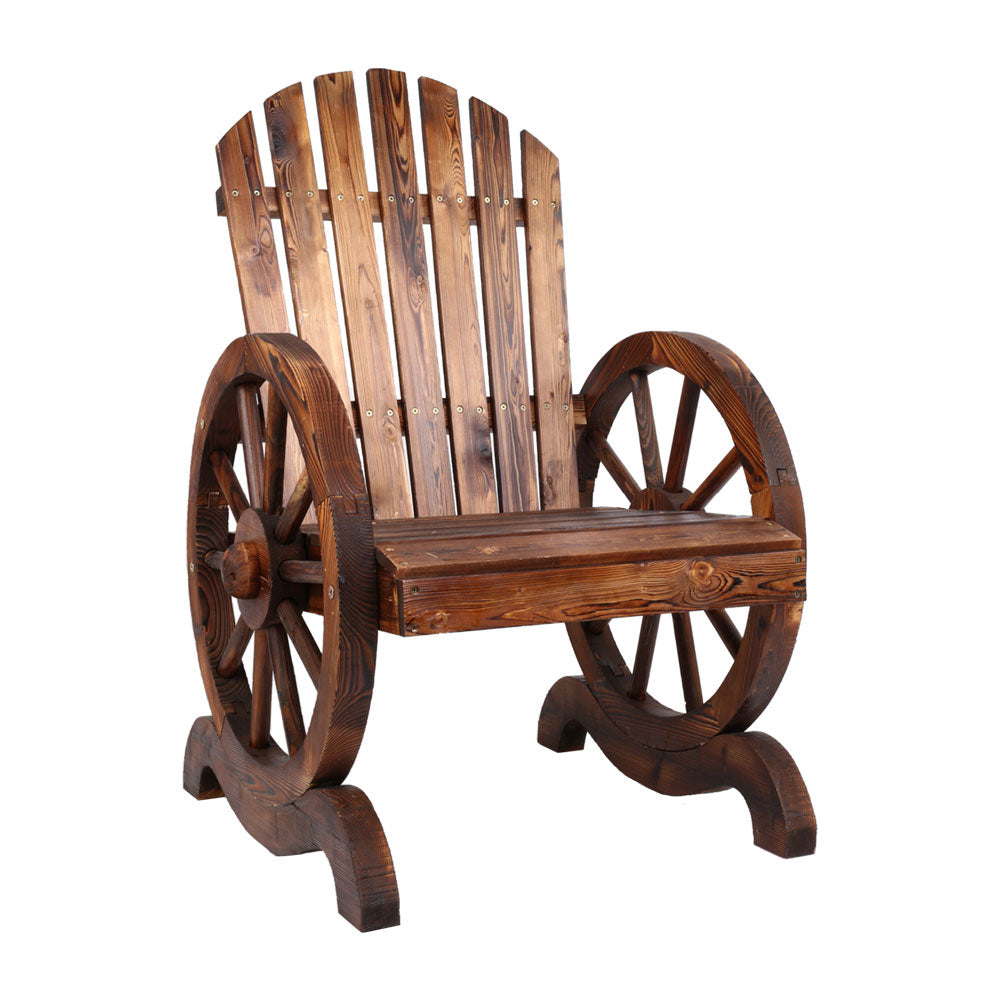 Gardeon Wooden Wagon Chair Outdoor-0