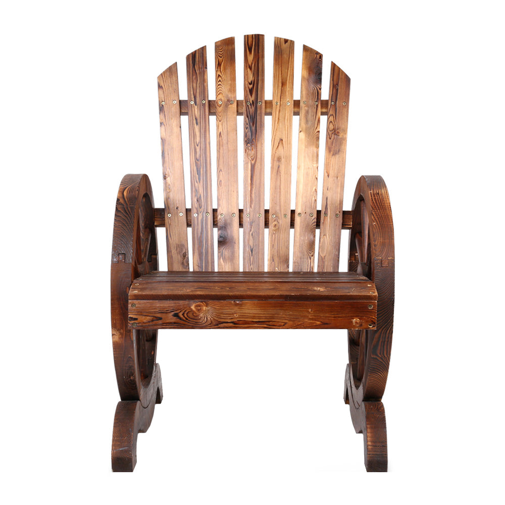 Gardeon Wooden Wagon Chair Outdoor-2