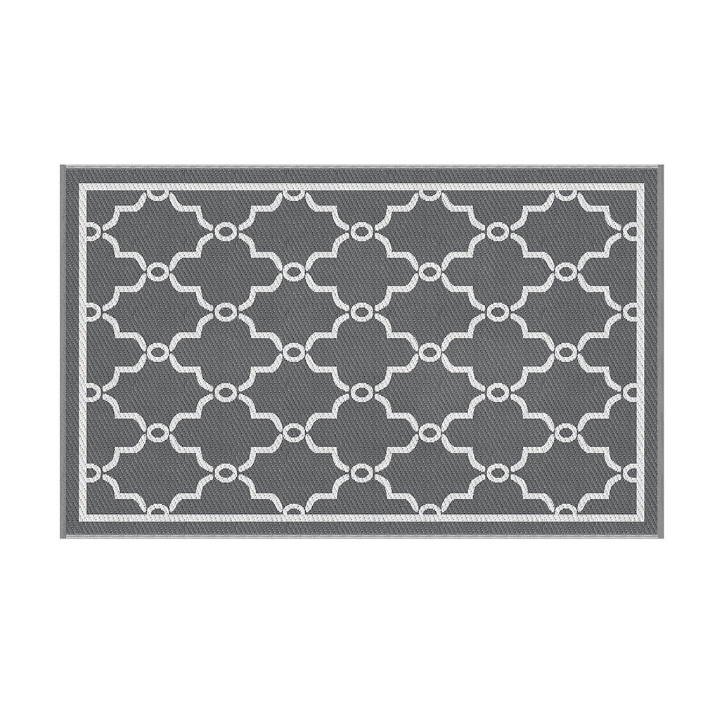 Gardeon Outdoor Rugs 152x244cm Large Carpet Reversible Area Mat PP Dual-Sided Patio Rug Maroc-2